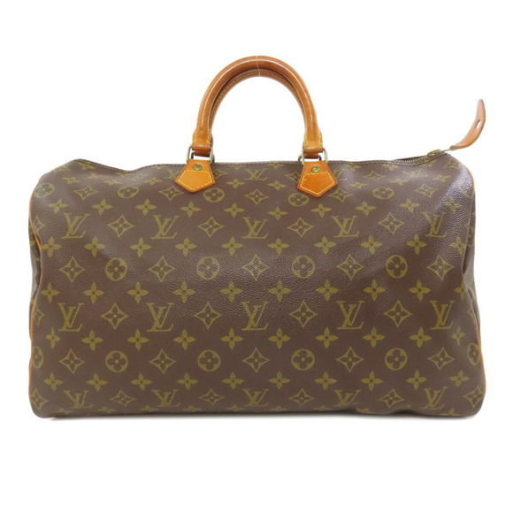 LOUIS VUITTON Brown Monogram Speedy 40 Boston Bag - Picture 11 of 11